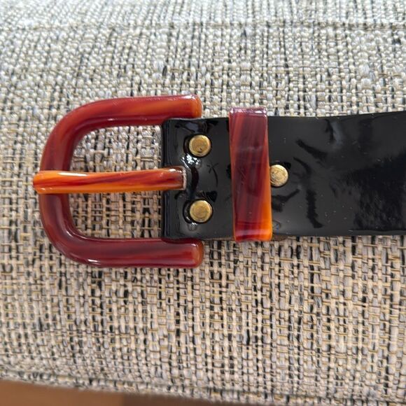 Vintage patent leather belt - Picture 3 of 9